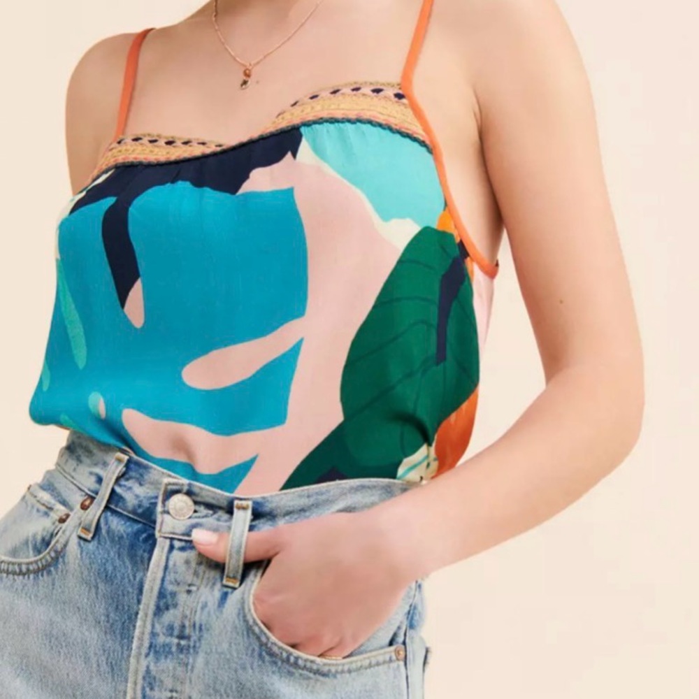 Bl-nk Areena Embroidered Cami